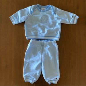 Tommy Hilfiger blue sweatshirt and sweatpants 0-3 months